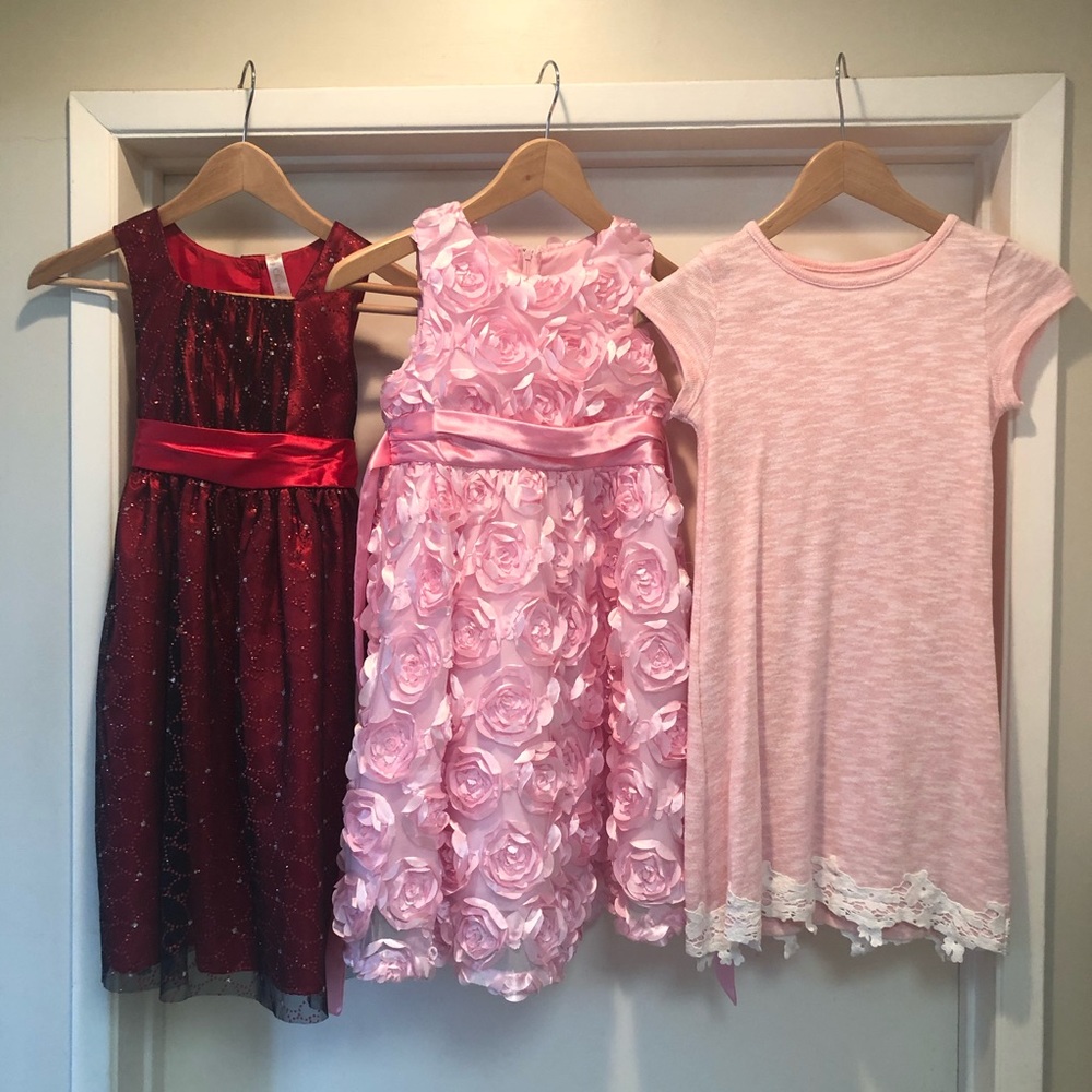 3 girl dresses for Valentine’s Day